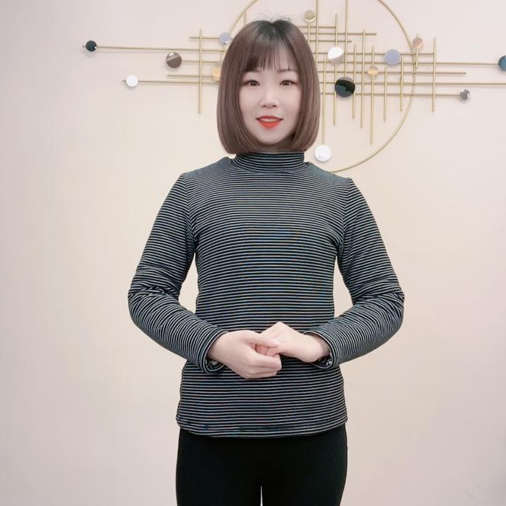 【内】女士 条纹 套头  冬季新款  贴身小棉袄  棉服