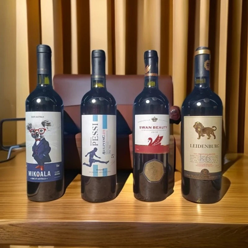 莱丁堡米致佩西足球干红葡萄酒红酒组合套装