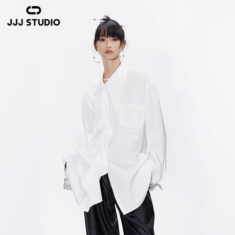 JJJ STUDIO 白色衬衫 JLWSA1C012