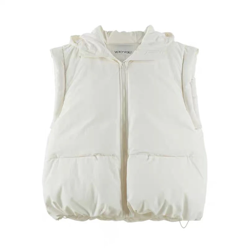 YOEYOU设计师品牌 24秋冬新品 连帽宽松马甲