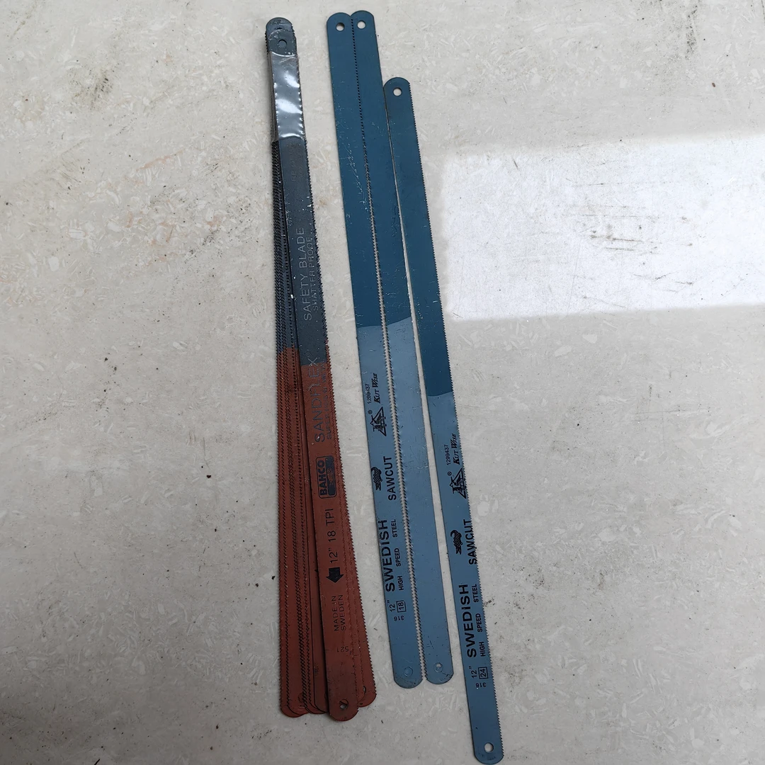 瑞典百固/台湾鳄鱼钢锯锯条随机发货发十根