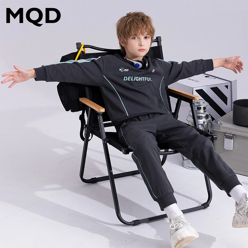MQD男童春秋长袖休闲卫衣套装时尚中大童宽松秋季潮流TT4312201