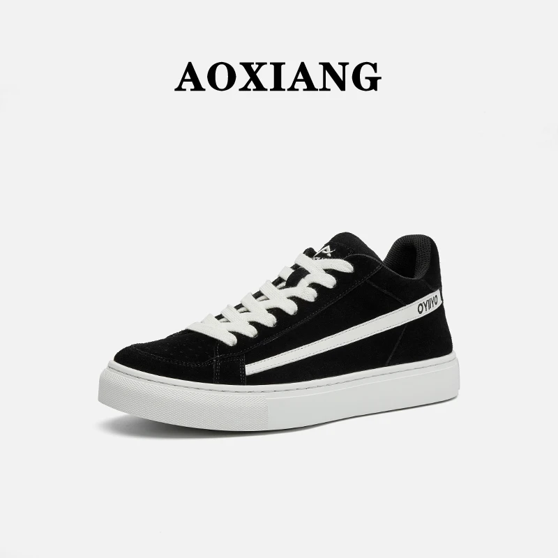 男鞋2024年秋季新款复古经典低帮街头系带百搭运动板鞋休闲运动鞋
