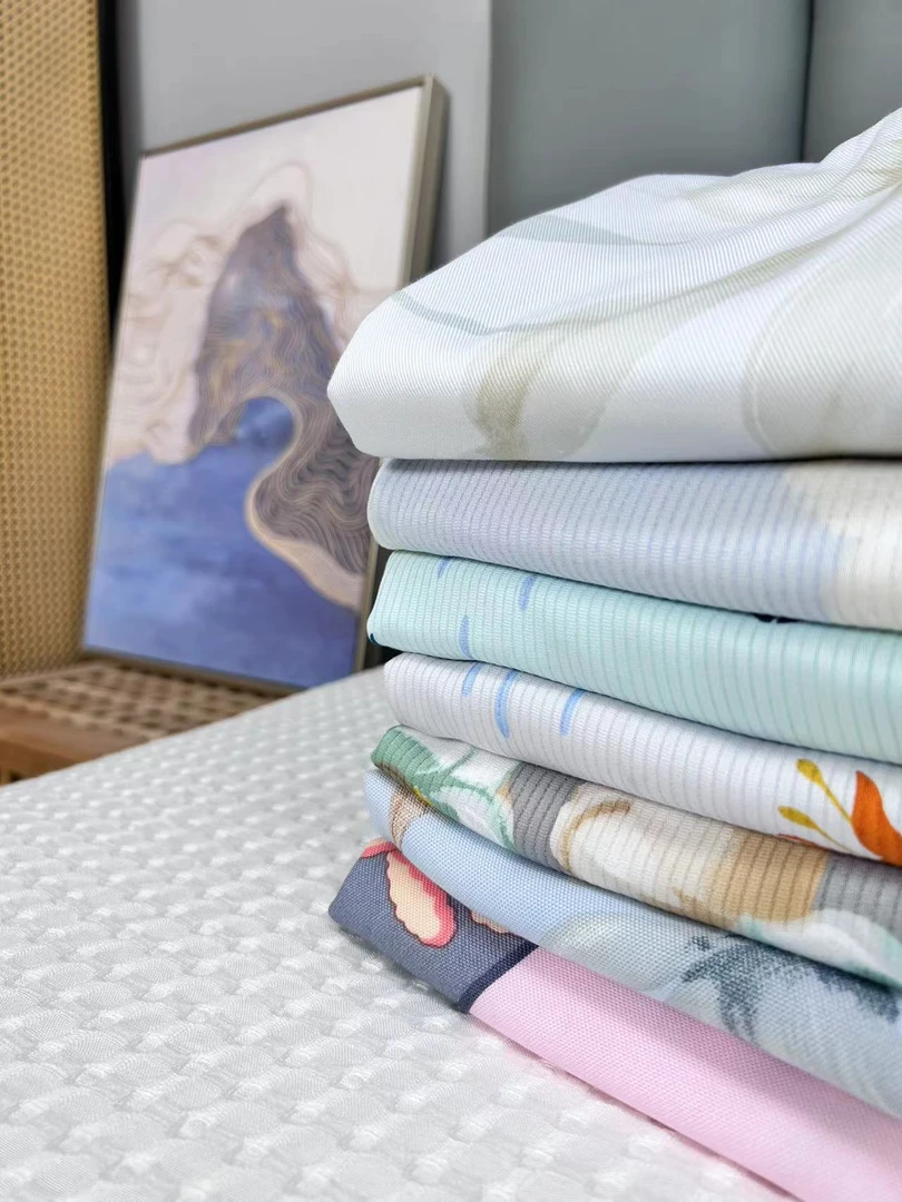 清爽【竹纤维枕套】天然竹纤维枕套48X74 吸汗透气柔软亲肤四季可用