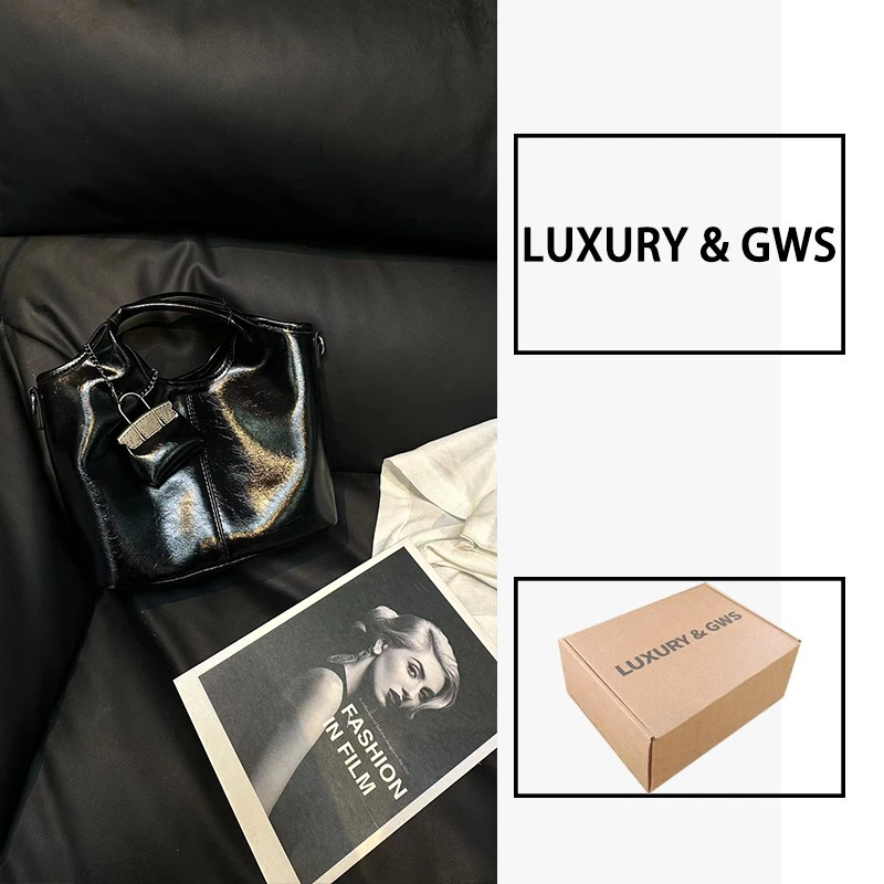 【GWS轻奢女包】7317初秋新款腋下包女士单肩夏包复古简约百搭斜跨