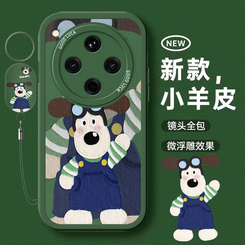 适用OPPOFindX8手机壳网红新款男女防摔findx8pro卡通狗全包软壳