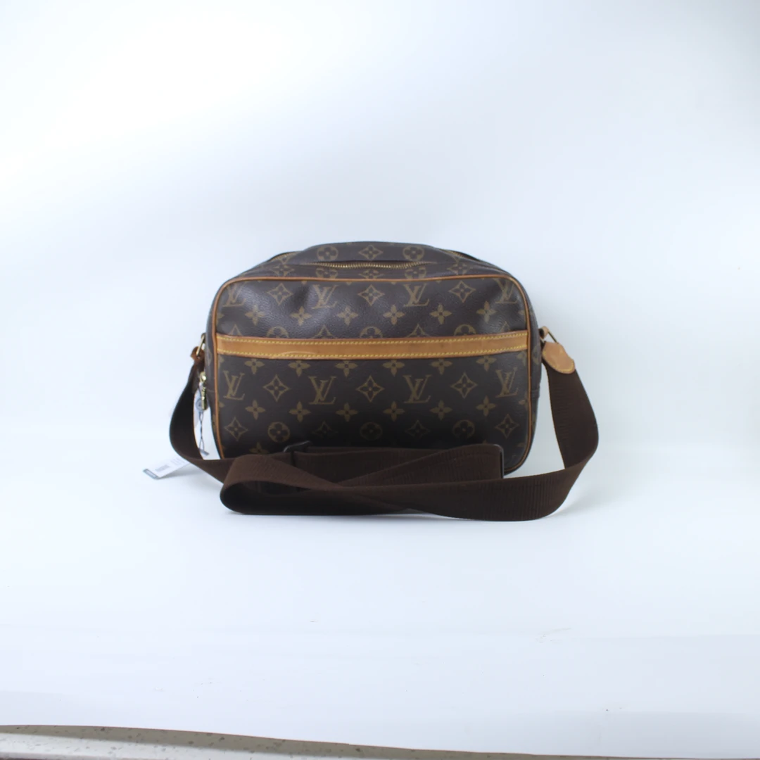 90新 LouisVuitton/路易威登 SP0073经典老花记者单肩斜跨包