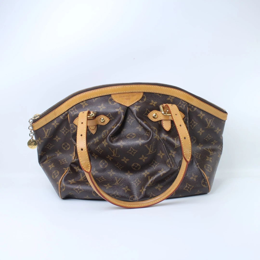 95新 LouisVuitton/路易威登 SD3089老花大号饺子手提腋下包