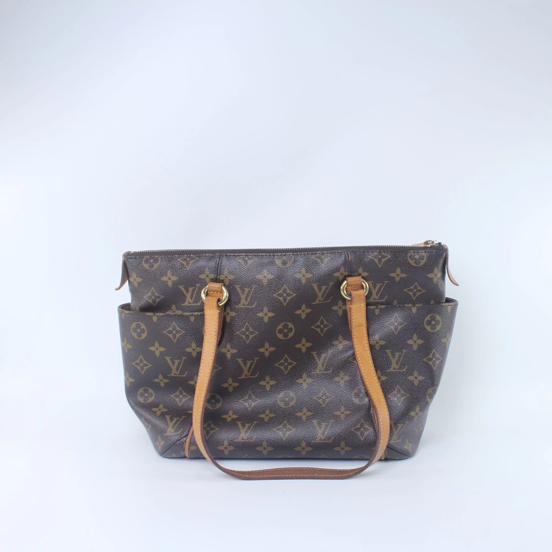 90新 LouisVuitton/路易威登 经典老花小号totally奶粉包 DU2163