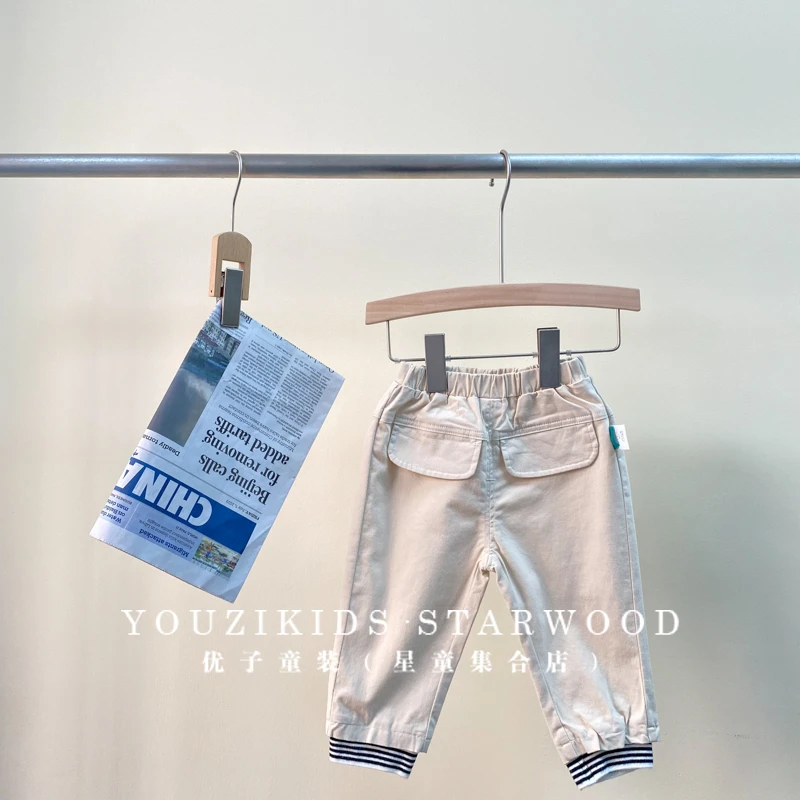 优儿宝贝【春款特价】春秋儿童休闲裤1111818男小童宝宝 韩版棉长裤