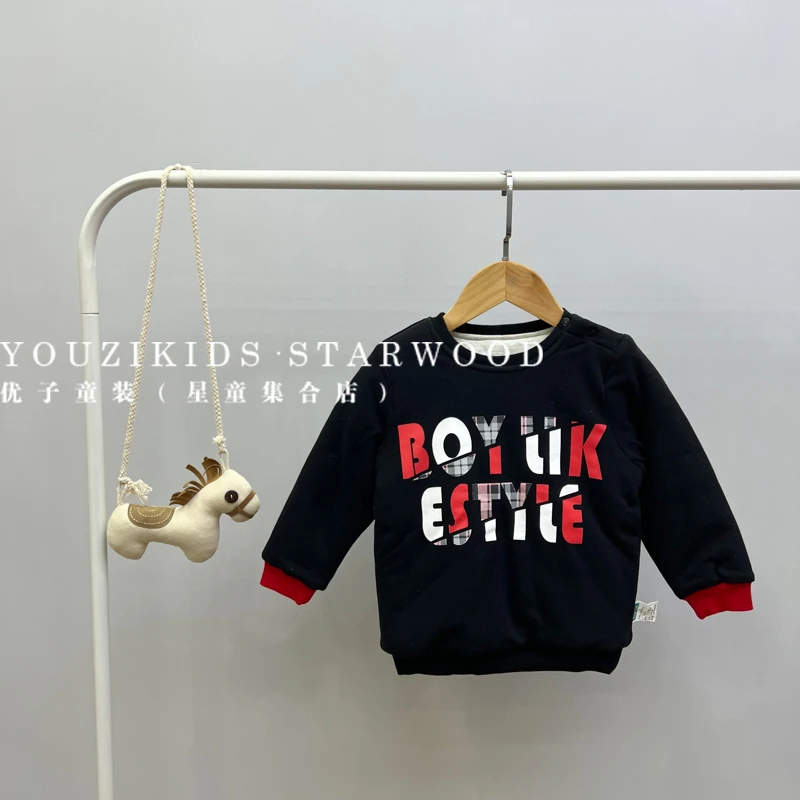 儿童特厚棉T【浮力品宣】冬款保暖1941115小童宝宝加厚夹1200#棉T恤