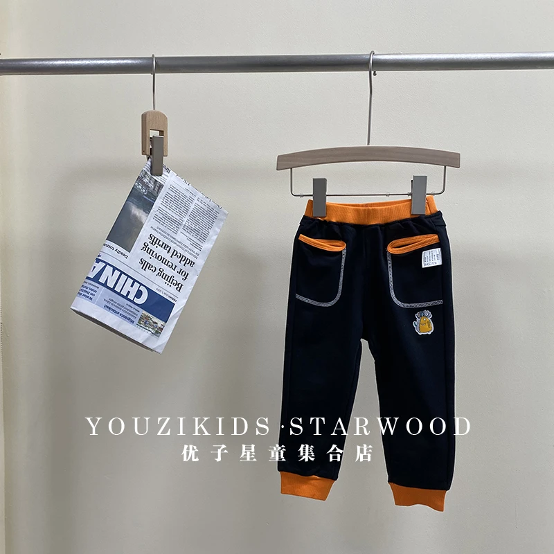 优儿宝贝【春款浮力】春秋儿童休闲裤1011811小童宝宝时尚卫裤百搭