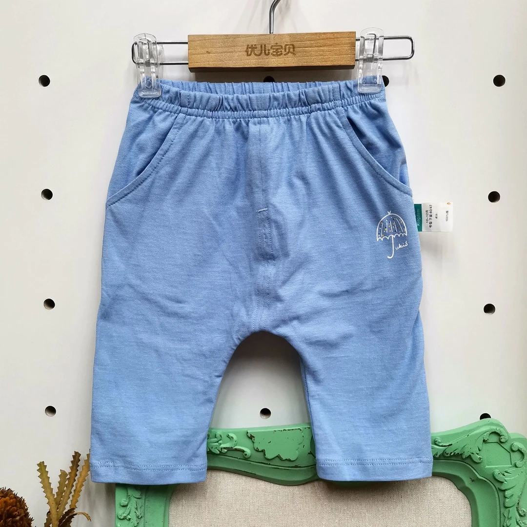 优儿宝贝【浮力品宣款】夏儿童裤子1122939女小童宝宝 纯棉透气中裤