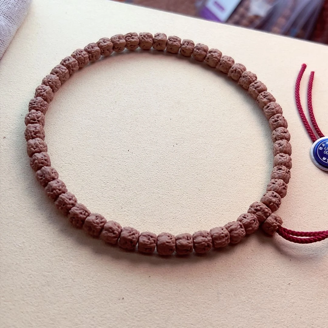 金刚菩提手串野*君老树龙切红肉佛手