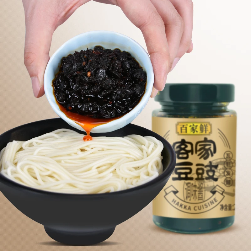 百家鲜客家豆豉240g下饭神器拌饭面条蒸鱼风味豆豉粒特产酱料