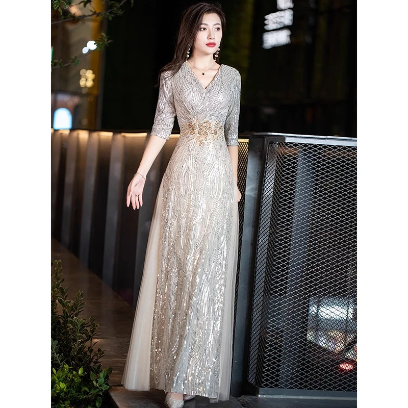 特大码胖mm晚礼服胖妹妹显瘦成人礼遮肚高级感200斤加肥加大女孩