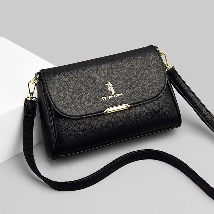 双根单肩款包盖斜挎包女士手袋韩版简约时尚休闲