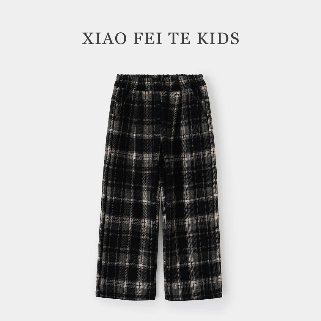 【姗姗】小菲特冬季新款女童装裤休闲时尚儿童阔腿裤HNKD42807