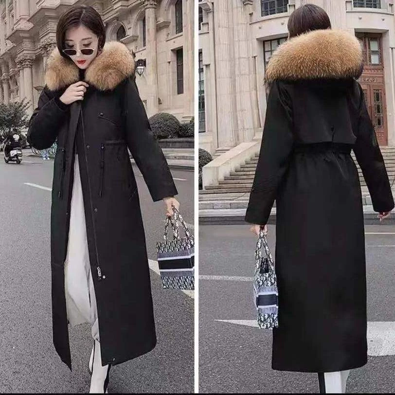 女新款大衣可拆卸内胆