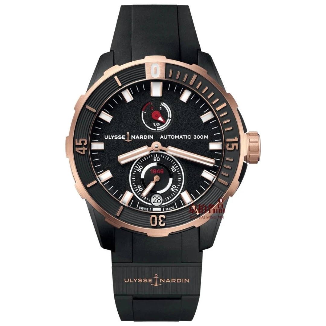 99新 Ulysse Nardin/雅典 潜水/22年全套/43直径