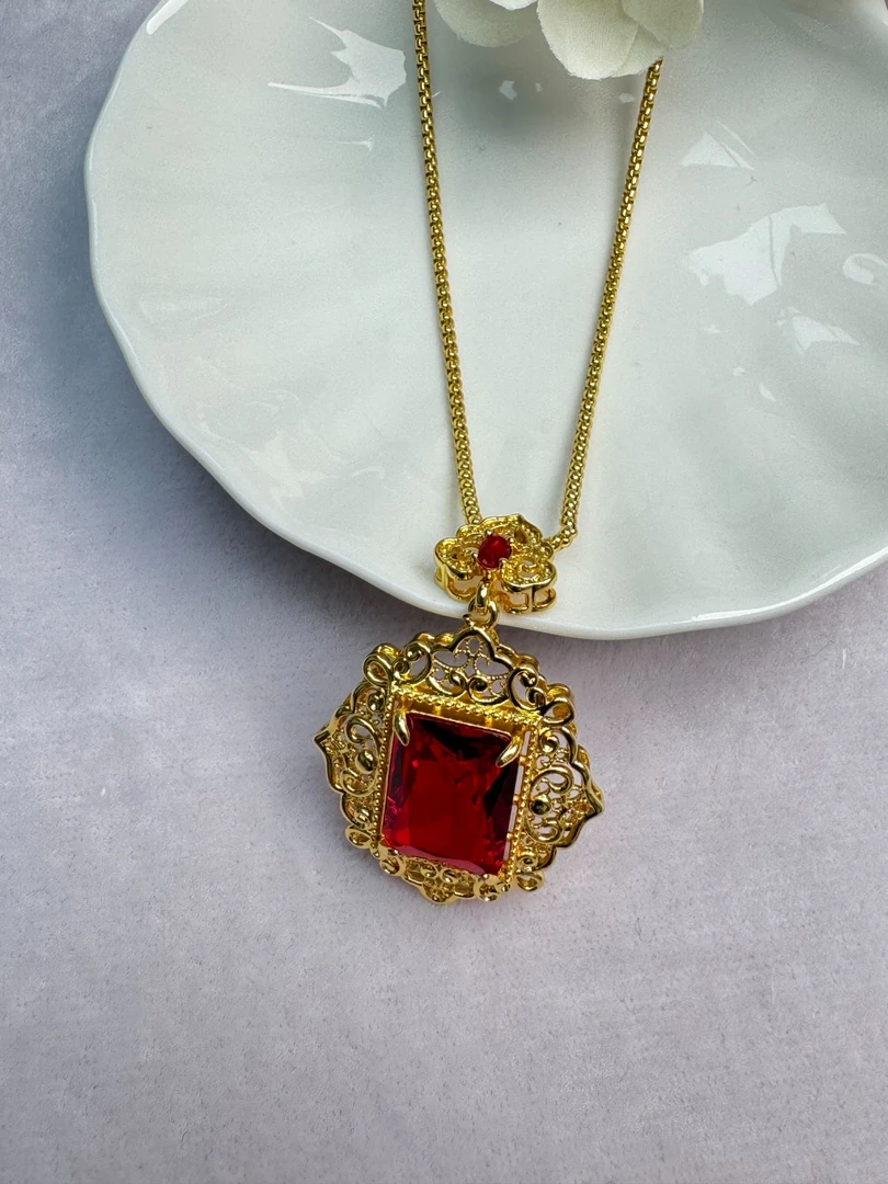 【古藏品】高端匠心级碧玺吊坠多样性发其一K483