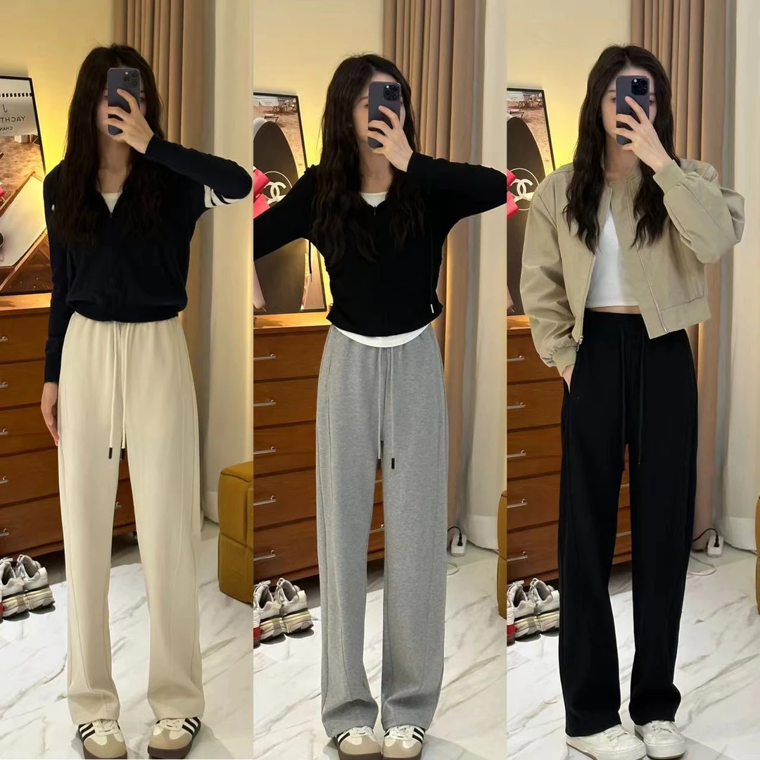 【Mixmix自制】2024秋款“镰刀裤“78.8%棉窄版显瘦微阔瘦版阔腿裤