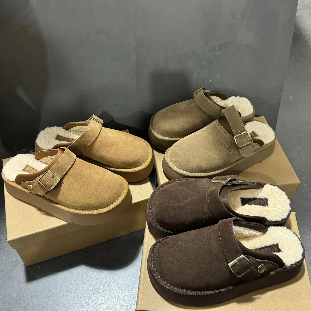 【断码！我们办公室每人留一双！ 太好啦品质！勃肯半拖鞋棉鞋雪地靴】