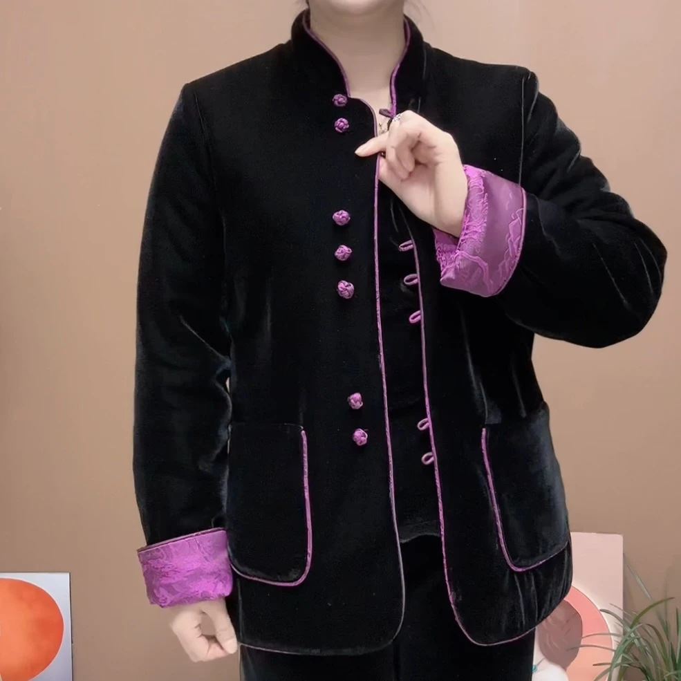 23229-1丝绒棉服外套(洪)