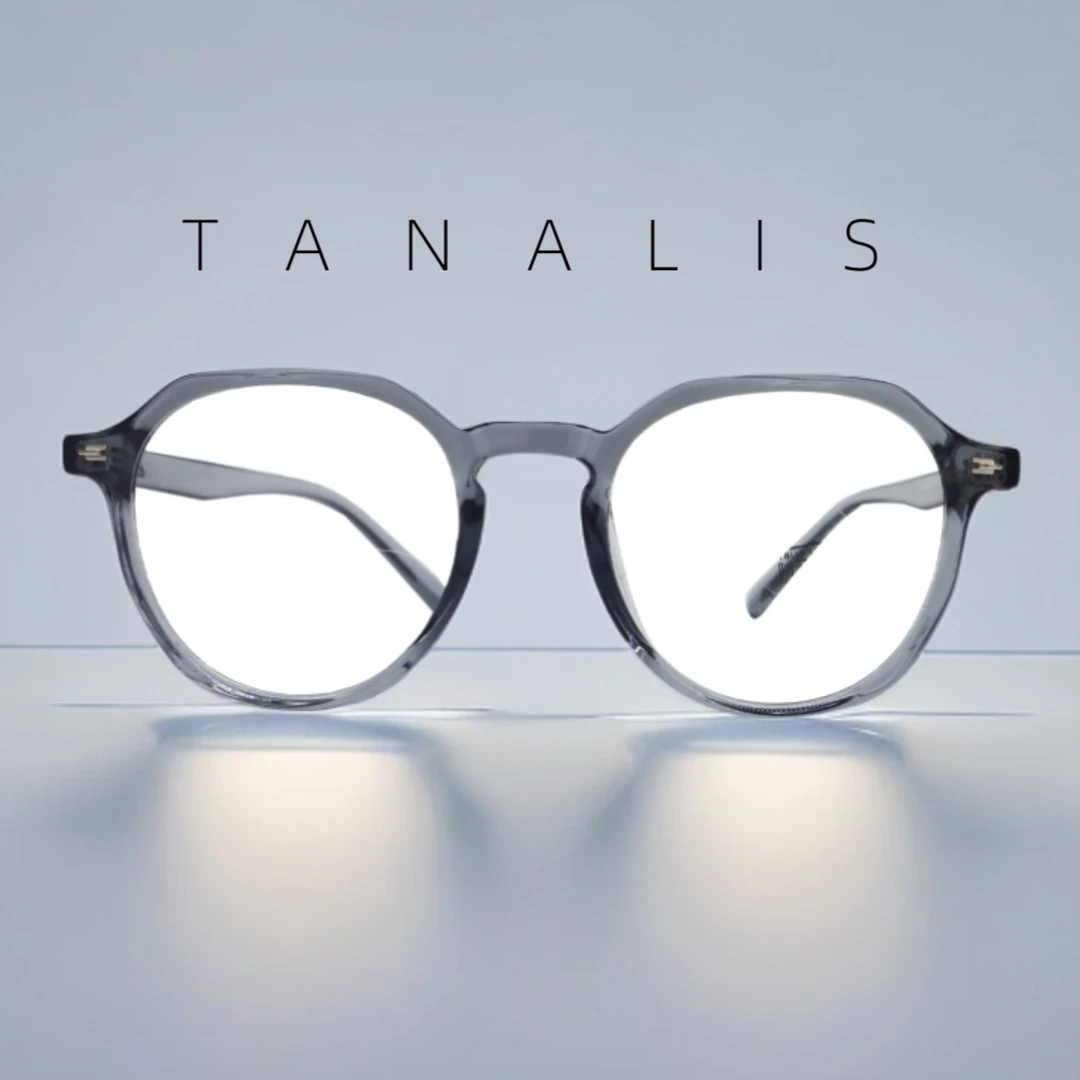 Tanalis「1226」网红百搭超轻潮流艺术圆框韩版时尚防蓝光近视眼镜