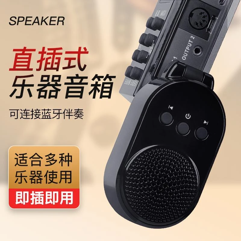 电吹管 直插无线小音箱扩音器电吹管专用蓝牙U盘便携式音响大音量