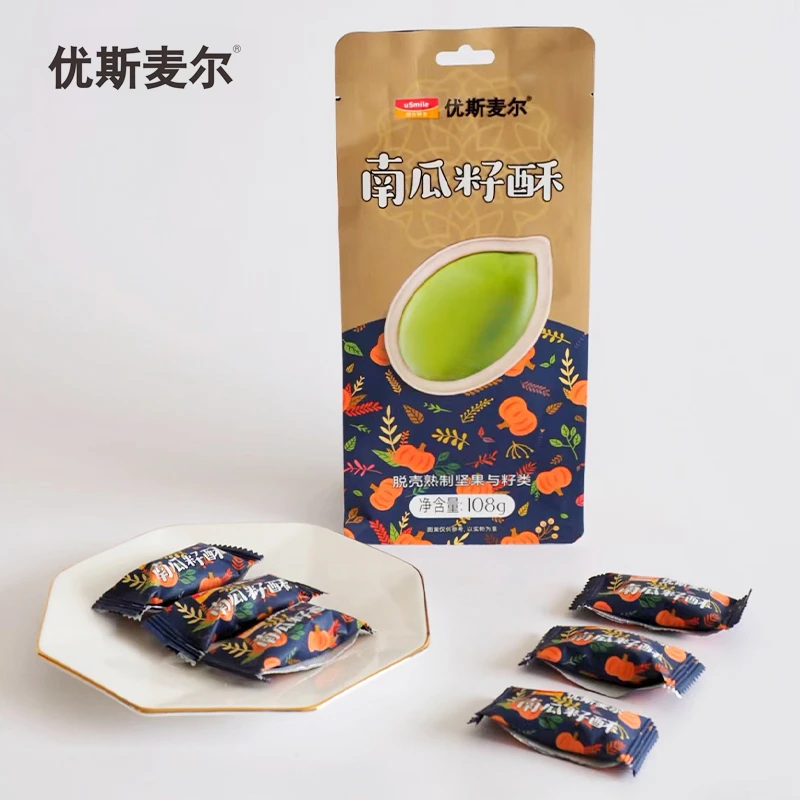 优斯麦尔 南瓜籽酥 108g/袋*4袋 新疆礼物