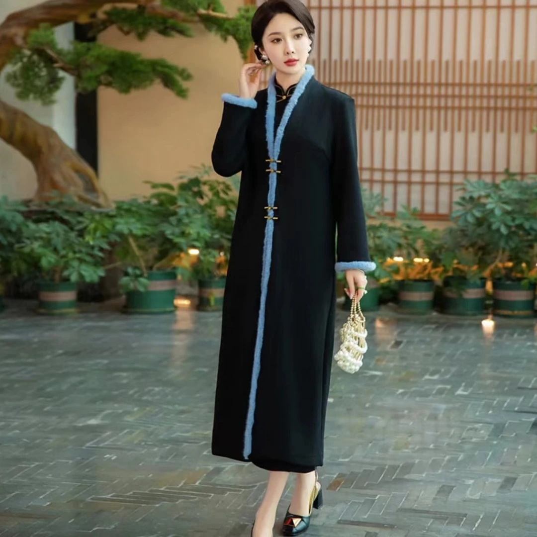 复古优雅日常气质旗袍B88-2