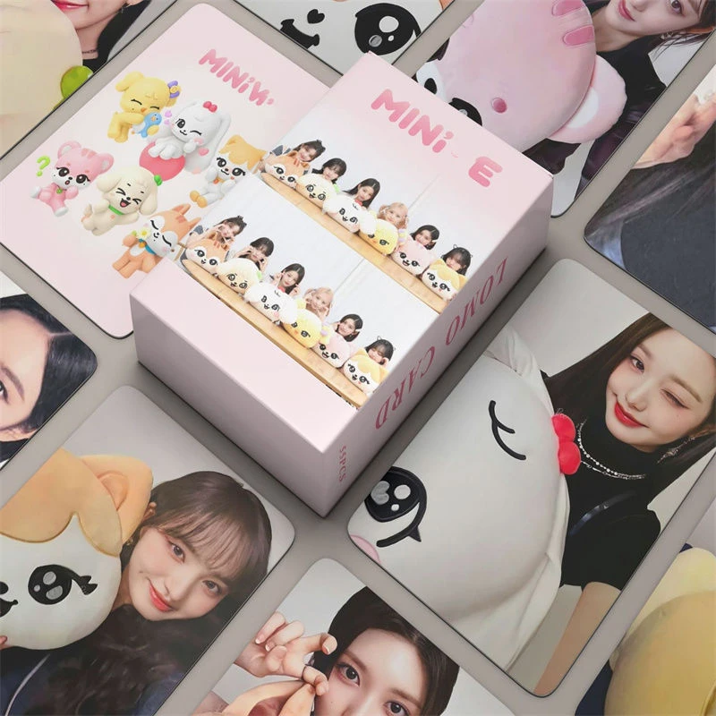 IVE小卡 MINIVE POP UP 快闪卡Lomo小卡张元英 LIZ周边自制卡55张