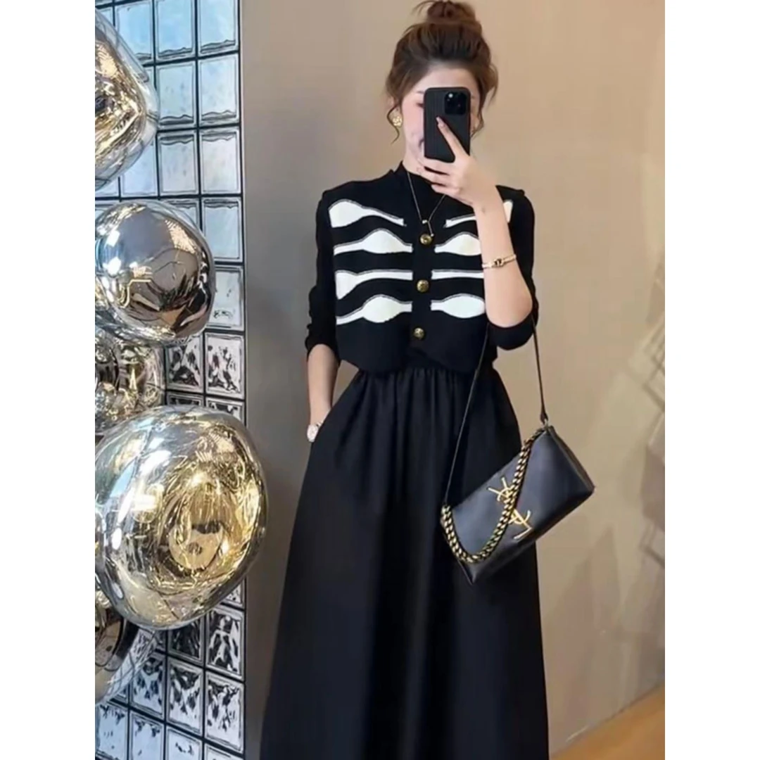 法式小香风气质撞色服装针织马甲女款气质减龄背心小个子休闲上衣