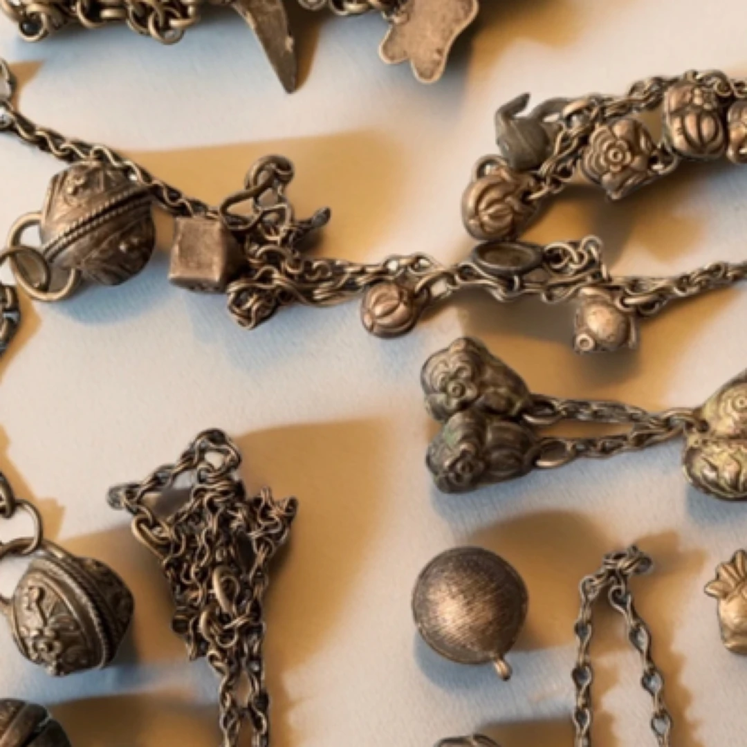 足银银制品 老银饰diy配件（直播链接）请勿拍