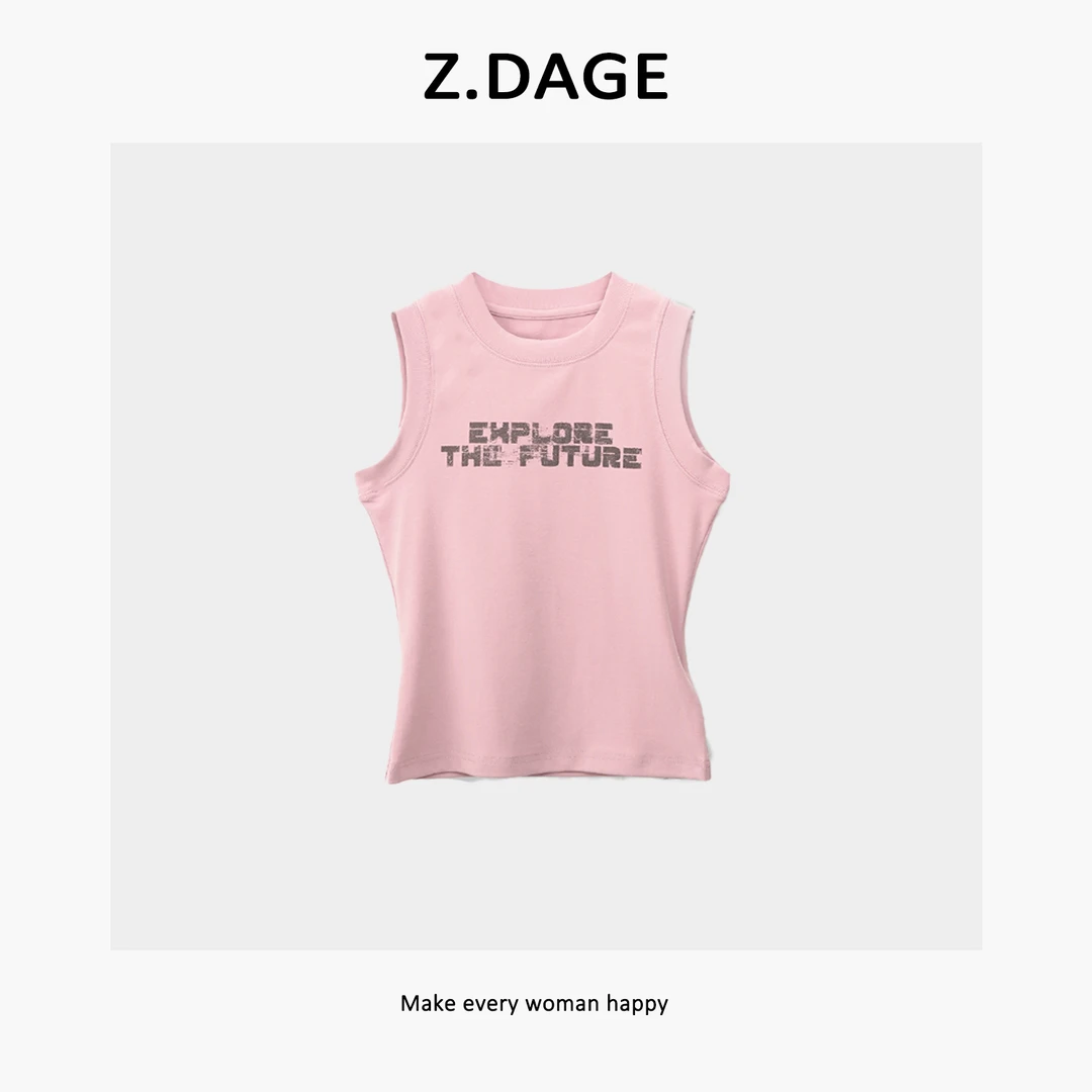 Z.DAGE’英美游园‘时尚韩系百搭休闲显瘦款背心夏季凉快吊带-Y6666