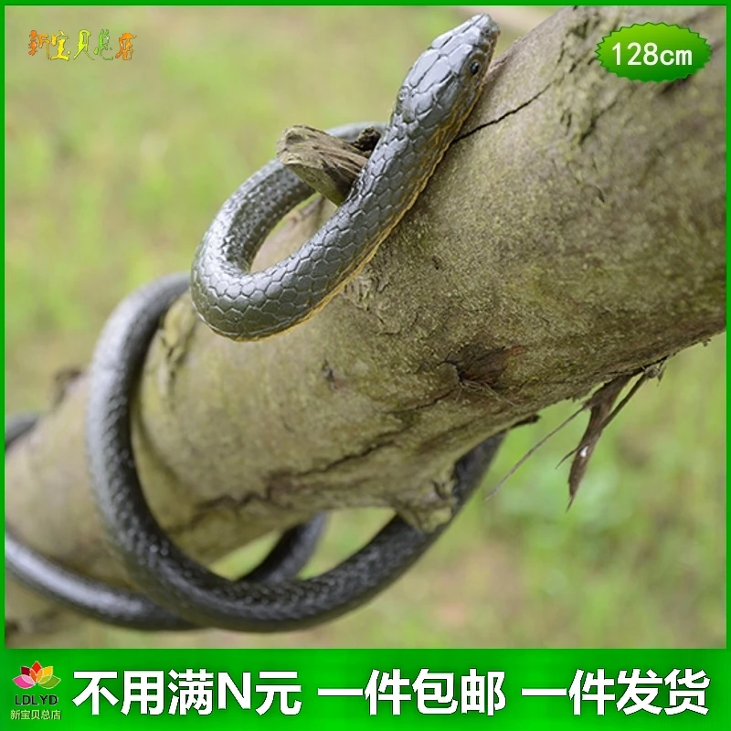 仿真大蟒蛇儿童玩具蛇恶搞整人软胶蛇橡皮蛇假蛇整蛊动物摆件模型