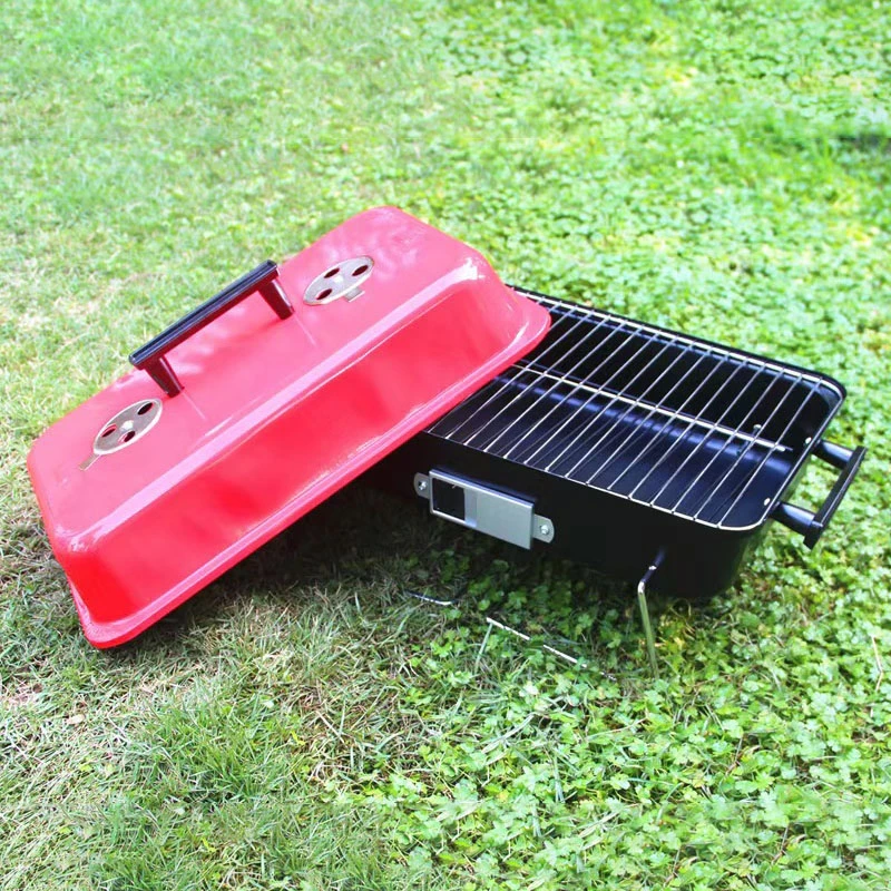 火拓便携式地瓜锅带盖子木炭烤红薯炉烤芋头木碳烧烤炉架烤串炉子