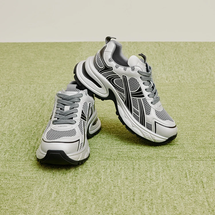 【夏日新款】Toomanyshoes女鞋漩涡中心复古老爹鞋休闲时尚欧若风