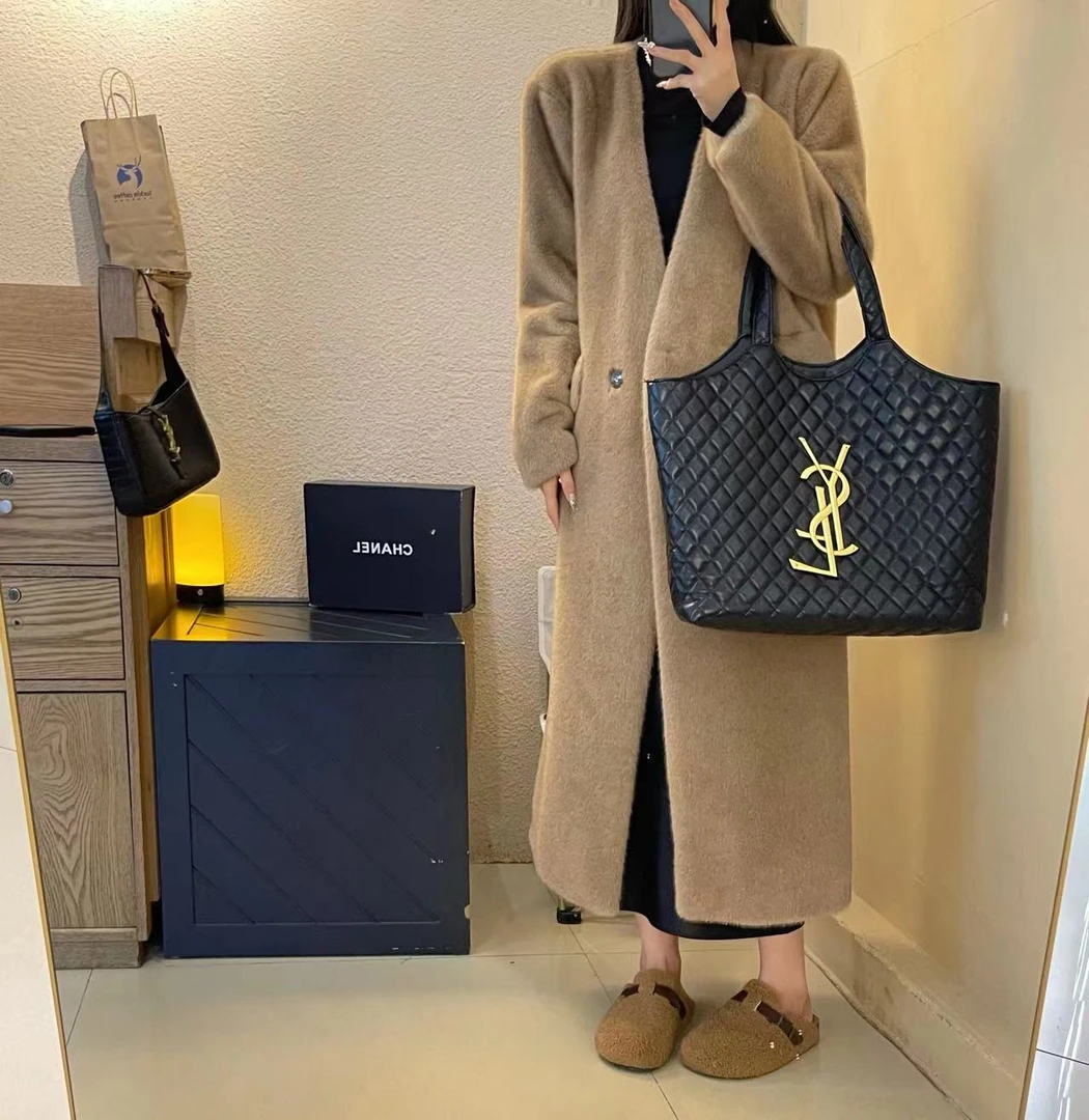 秋冬新款设计感小众风衣韩版气质中长款百搭休闲加厚宽松慵懒风