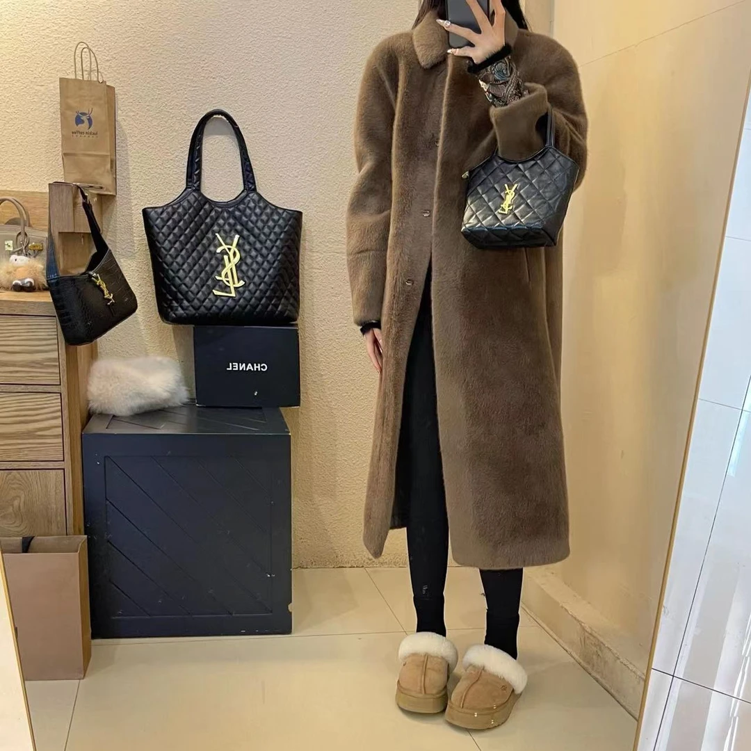 法式复古高级感小众外套风衣冬季新款气质时尚百搭中长款过膝洋气