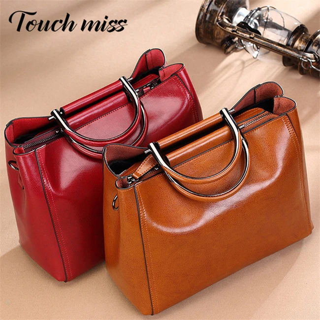 TOUCH MISS时尚女包春夏新品女包品牌车缝线单肩斜跨手提包女包