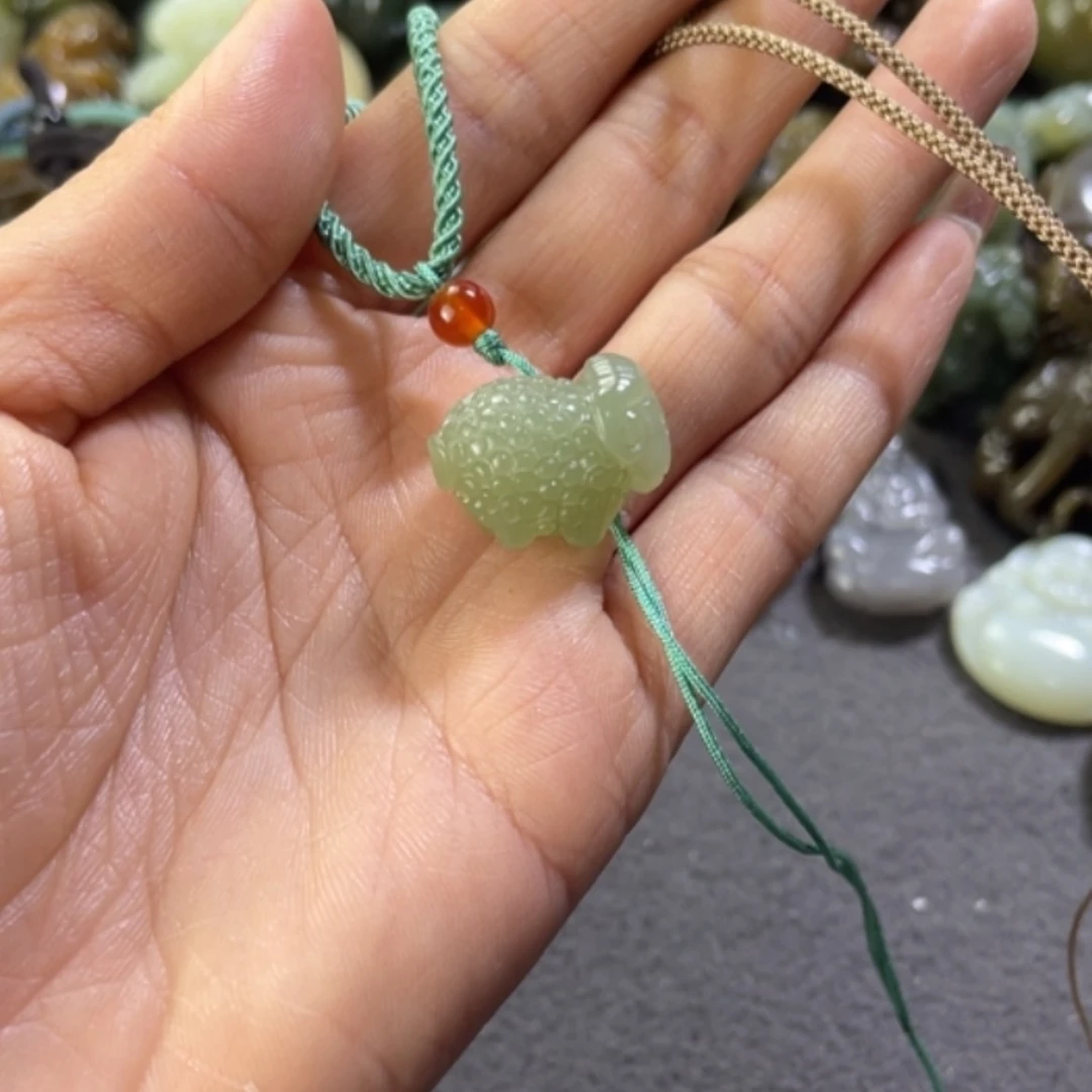 【闪购商品】和田玉挂件未镶嵌风****2