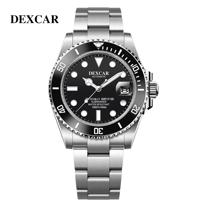 DEXCAR/度卡瑞士度卡黑鬼王潜水男士经典原装全自动机械腕表p1