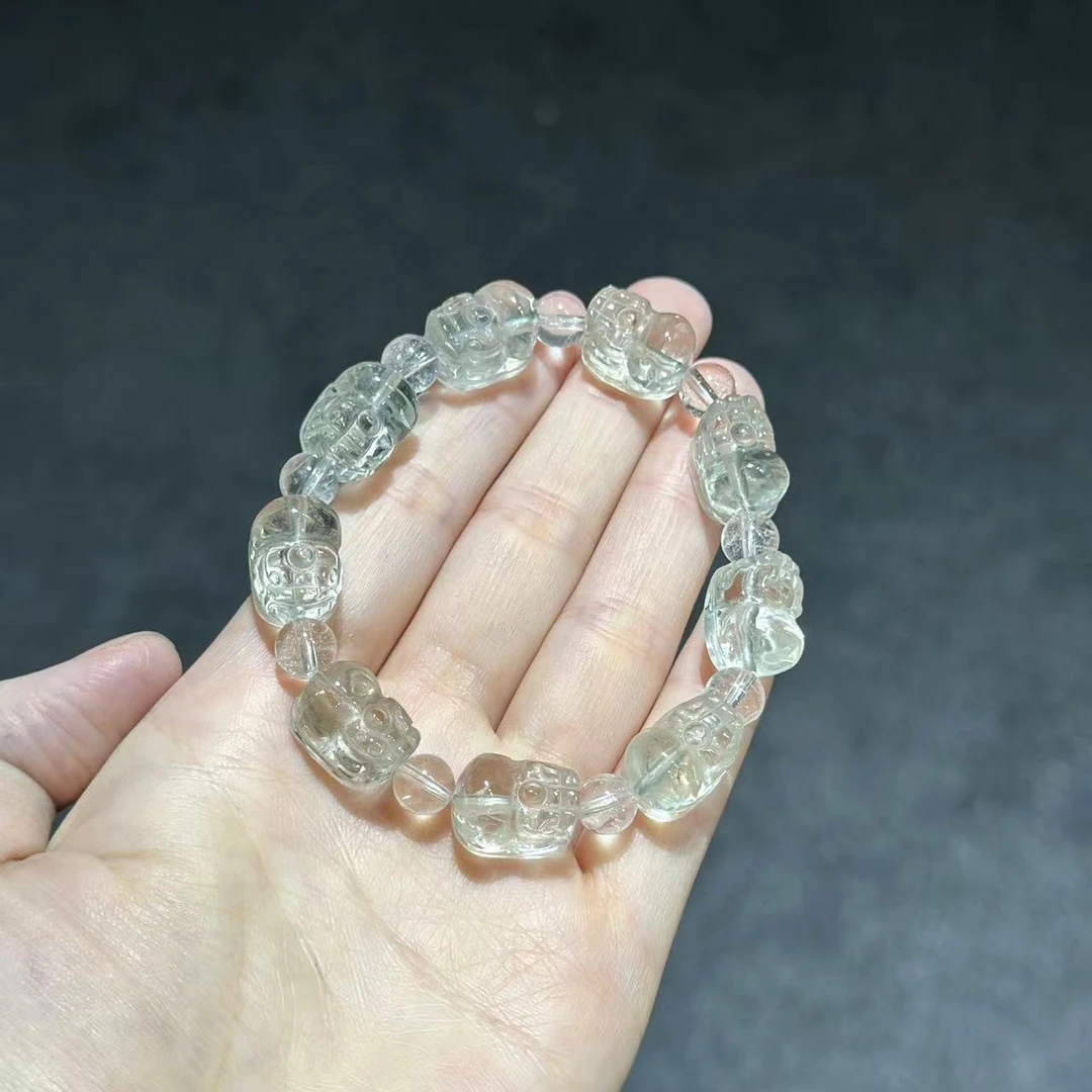 YS9133 水晶雕刻貔貅造型手链 多样性发其一