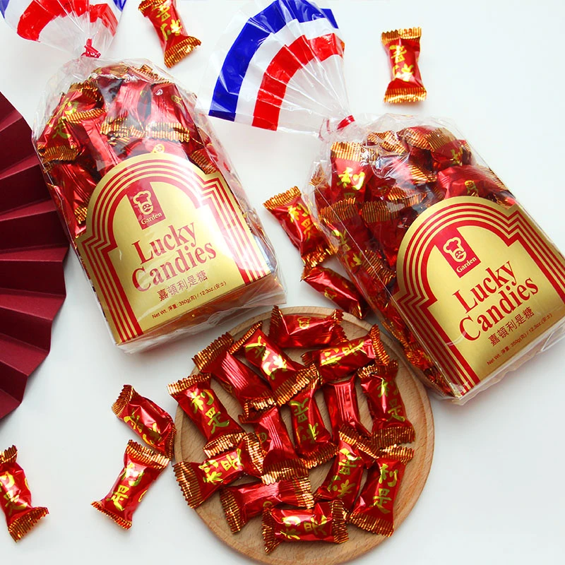 香港进口嘉顿利是糖经典年货喜香港糖婚庆糖果350g*1袋