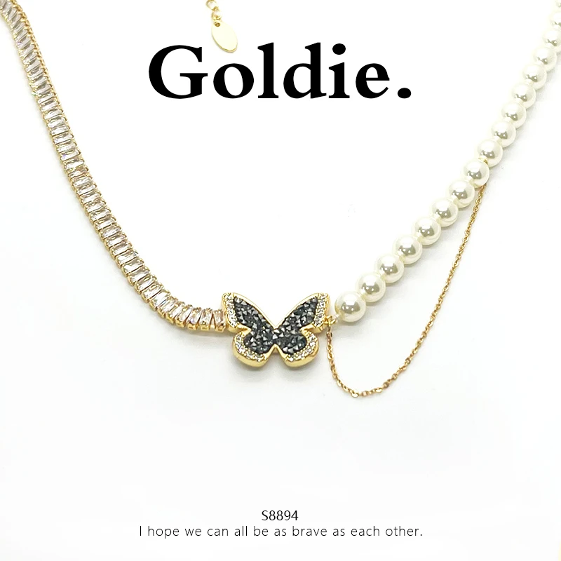 铜合金项链 轻奢设计师款项链～8894