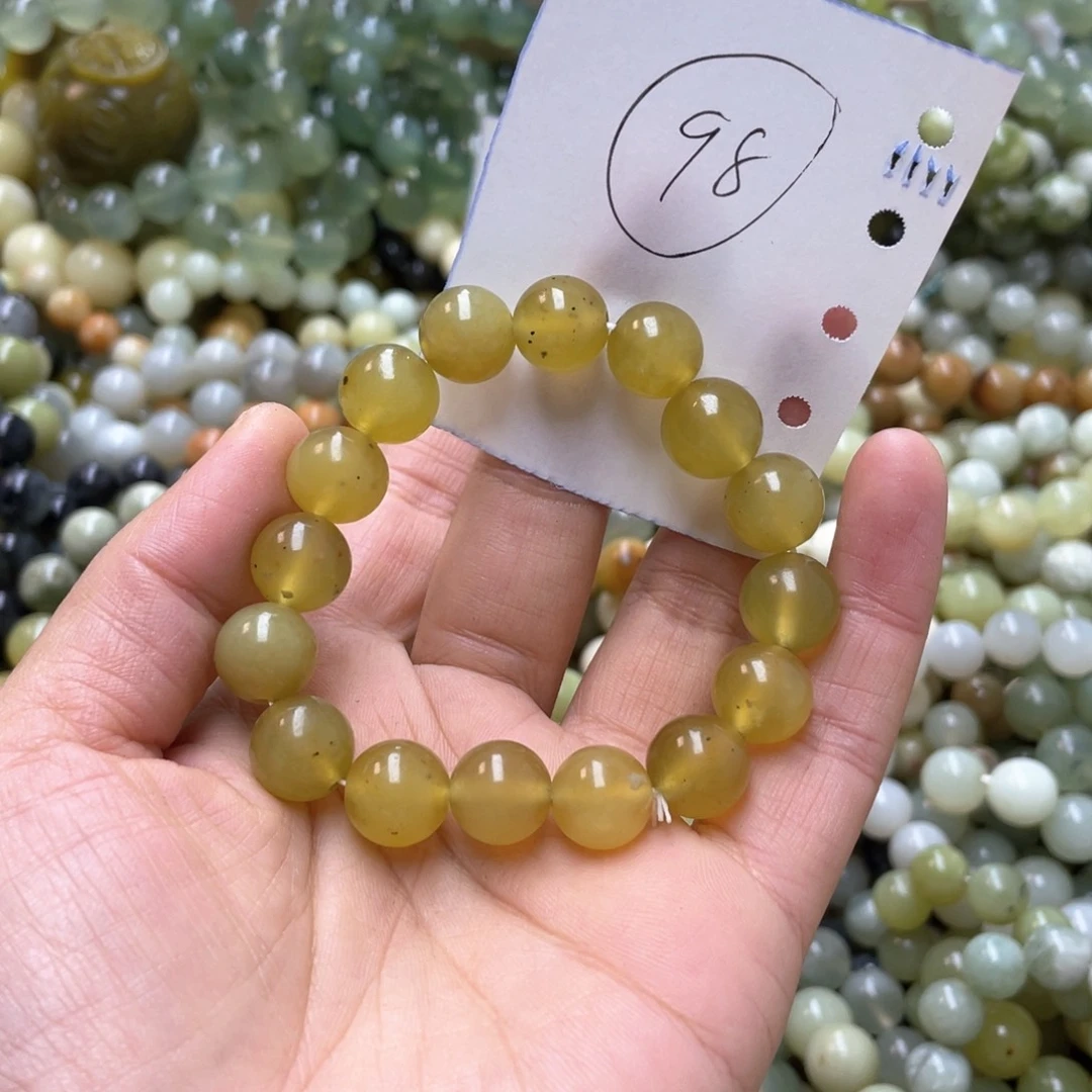 蛇纹石玉手链未镶嵌