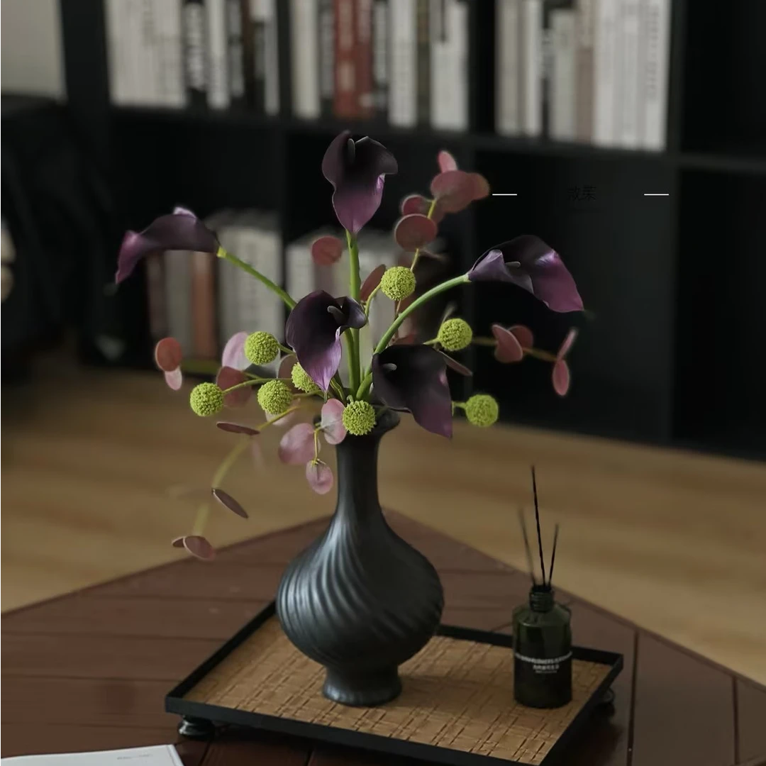 【绽放的青春】仿真花餐桌花高档氛围感摆件家居装饰