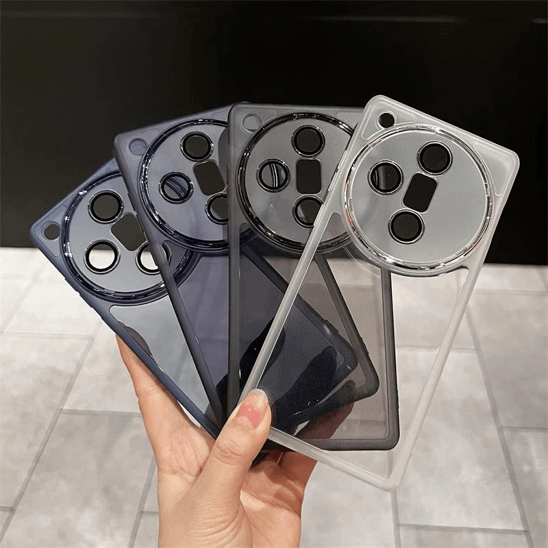 适用oppofindx6ultra手机壳防摔自带镜头膜findx7纯色防摔保护壳